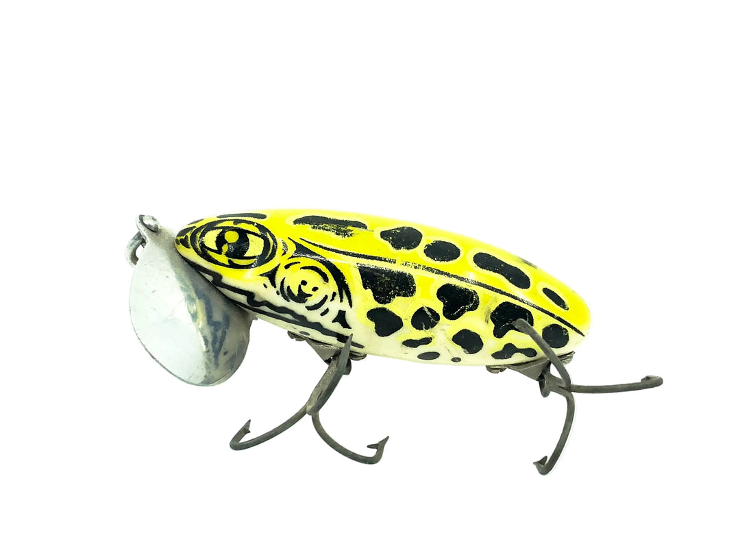 Arbogast Jitterbug 5/8oz, #206 Leopard Frog/White Belly Color, Seein's Believin Model