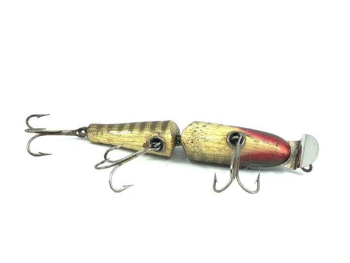 Creek Chub 2600 Jointed Pikie Minnow, Pikie Scale Color 2600 Glass Eyes