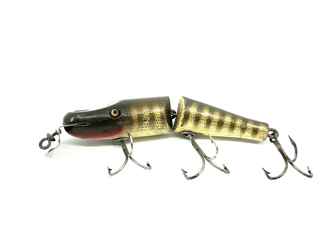 Creek Chub 2600 Jointed Pikie Minnow, Pikie Scale Color 2600 Glass Eyes