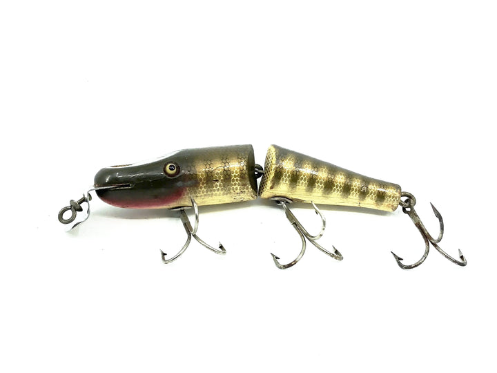 Creek Chub 2600 Jointed Pikie Minnow, Pikie Scale Color 2600 Glass Eyes