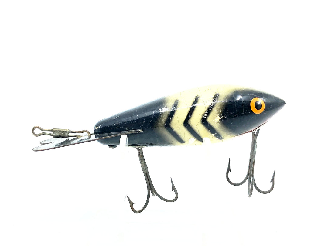 Wooden Bomber 600 Series, #06 White/Black Ribs Color