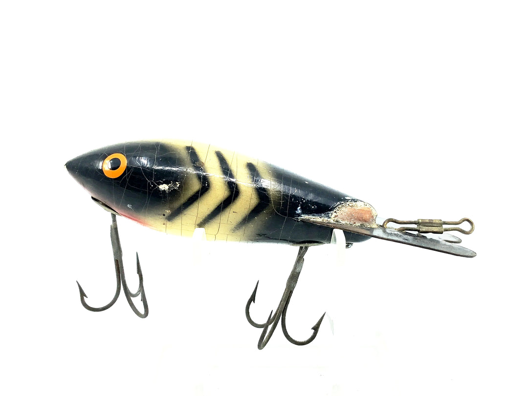 Wooden Bomber 600 Series, #06 White/Black Ribs Color