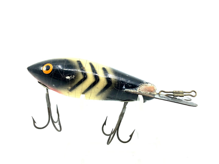 Wooden Bomber 600 Series, #06 White/Black Ribs Color