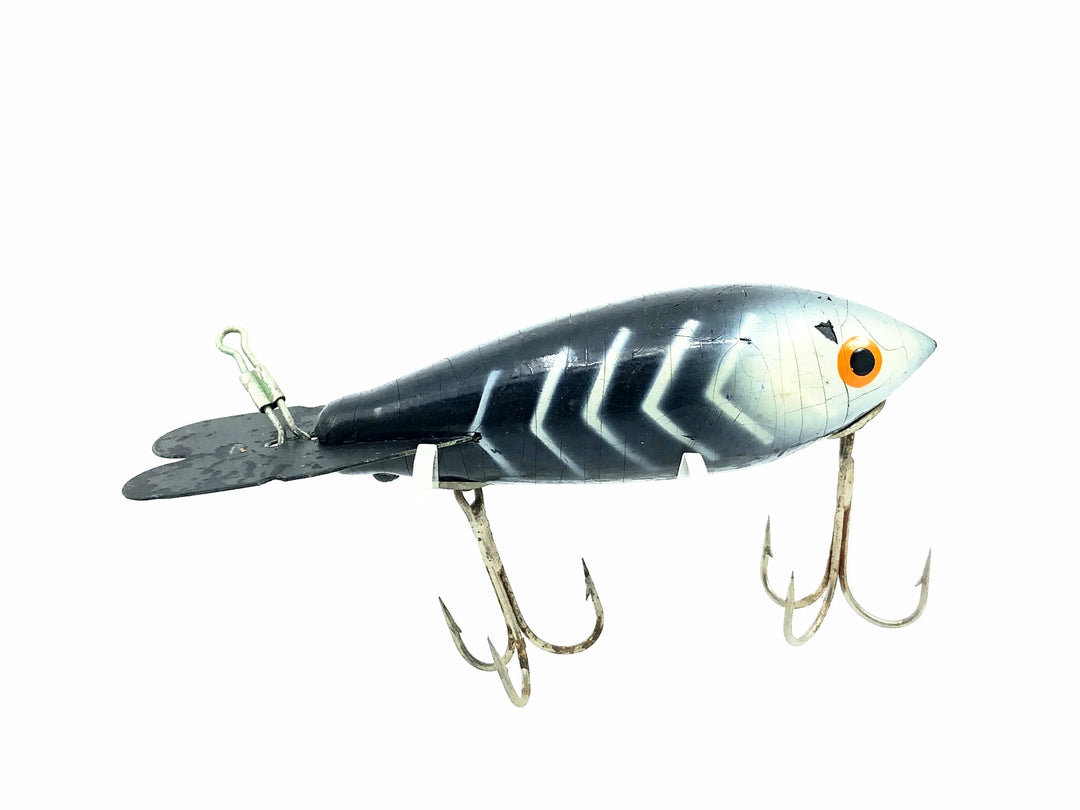 Wooden Bomber 600 Series, #14 Black White Ribs Color