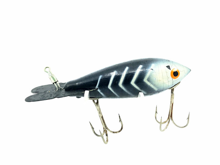 Wooden Bomber 600 Series, #14 Black White Ribs Color