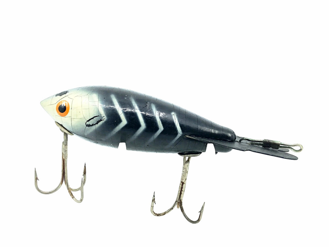 Wooden Bomber 600 Series, #14 Black White Ribs Color