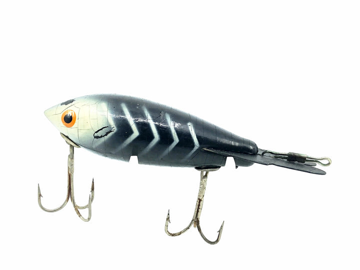 Wooden Bomber 600 Series, #14 Black White Ribs Color