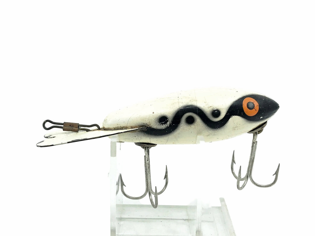 Wooden Bomber 600 Series, #08 White Black/Shadow Stripe Color