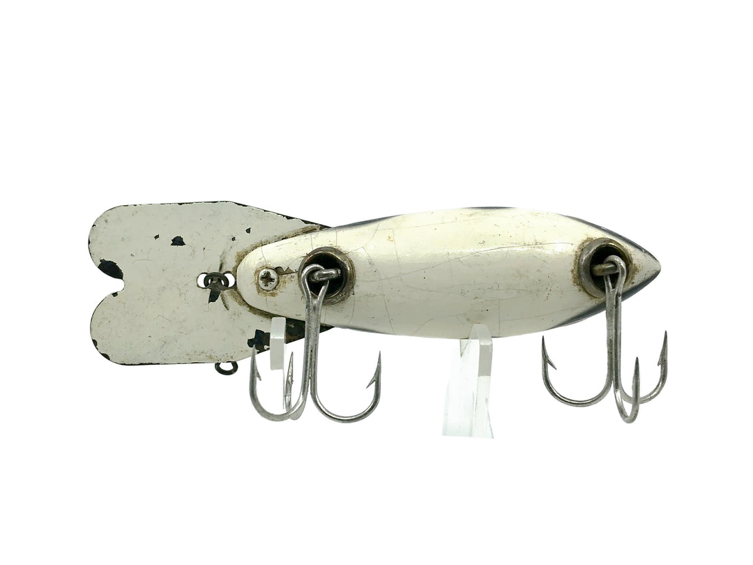 Wooden Bomber 600 Series, #08 White Black/Shadow Stripe Color