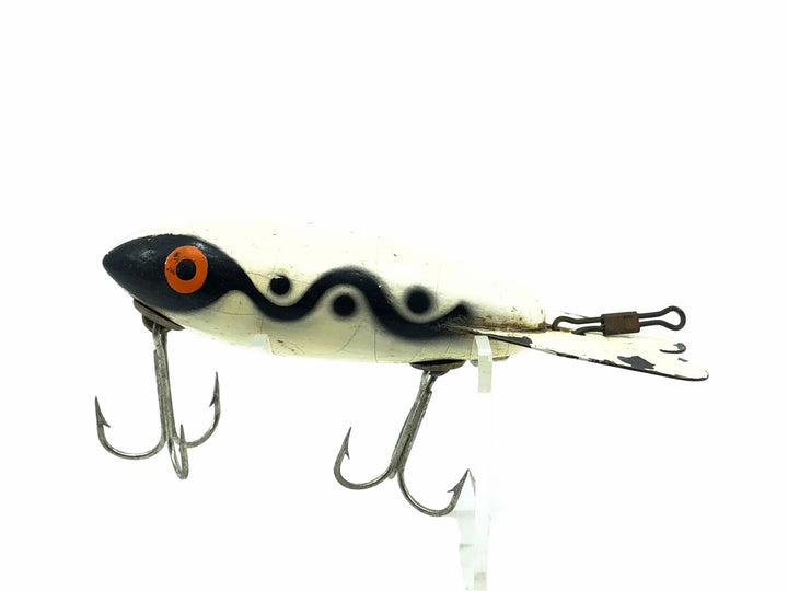 Wooden Bomber 600 Series, #08 White Black/Shadow Stripe Color