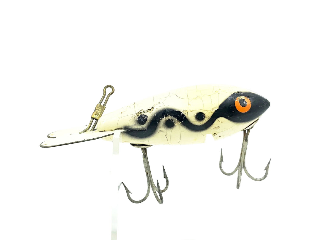 Wooden Bomber 500 Series, #08 White/Black Shadow Stripe Color