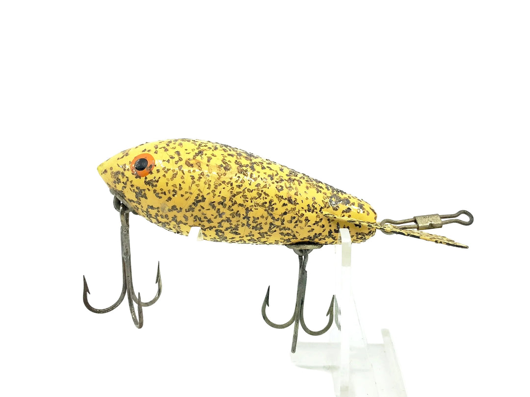 Wooden Bomber 400 Series, #19 Yellow/Silver Flakes Color
