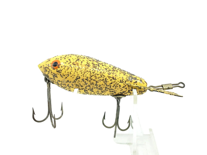 Wooden Bomber 400 Series, #19 Yellow/Silver Flakes Color