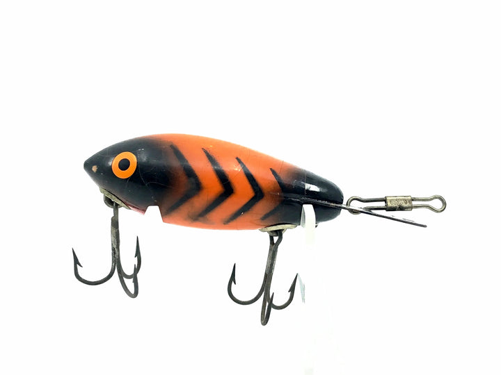 Wooden Bomber 400 Series, #12 Orange/Black Ribs Color