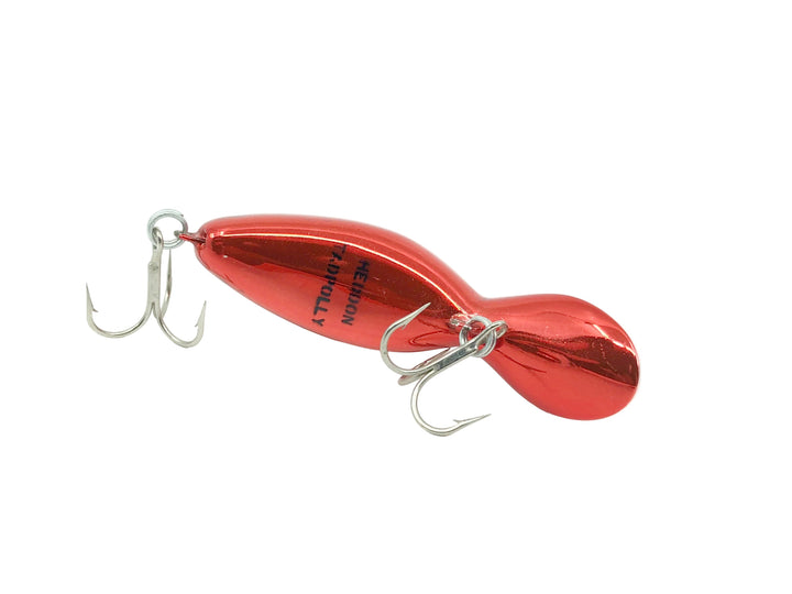Heddon Tadpolly Spook, NRB NICKEL RED BLACK BACK Color