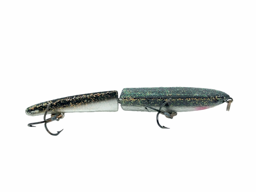 Heddon Zaragossa Black with Silver Sparkles Color
