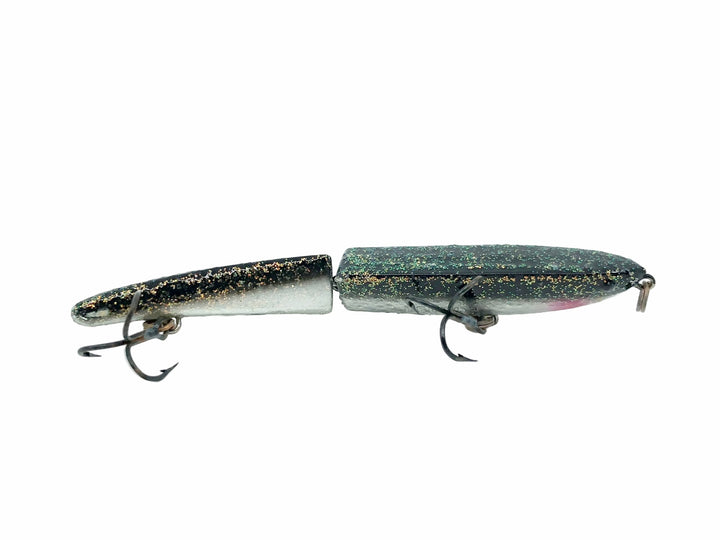 Heddon Zaragossa Black with Silver Sparkles Color