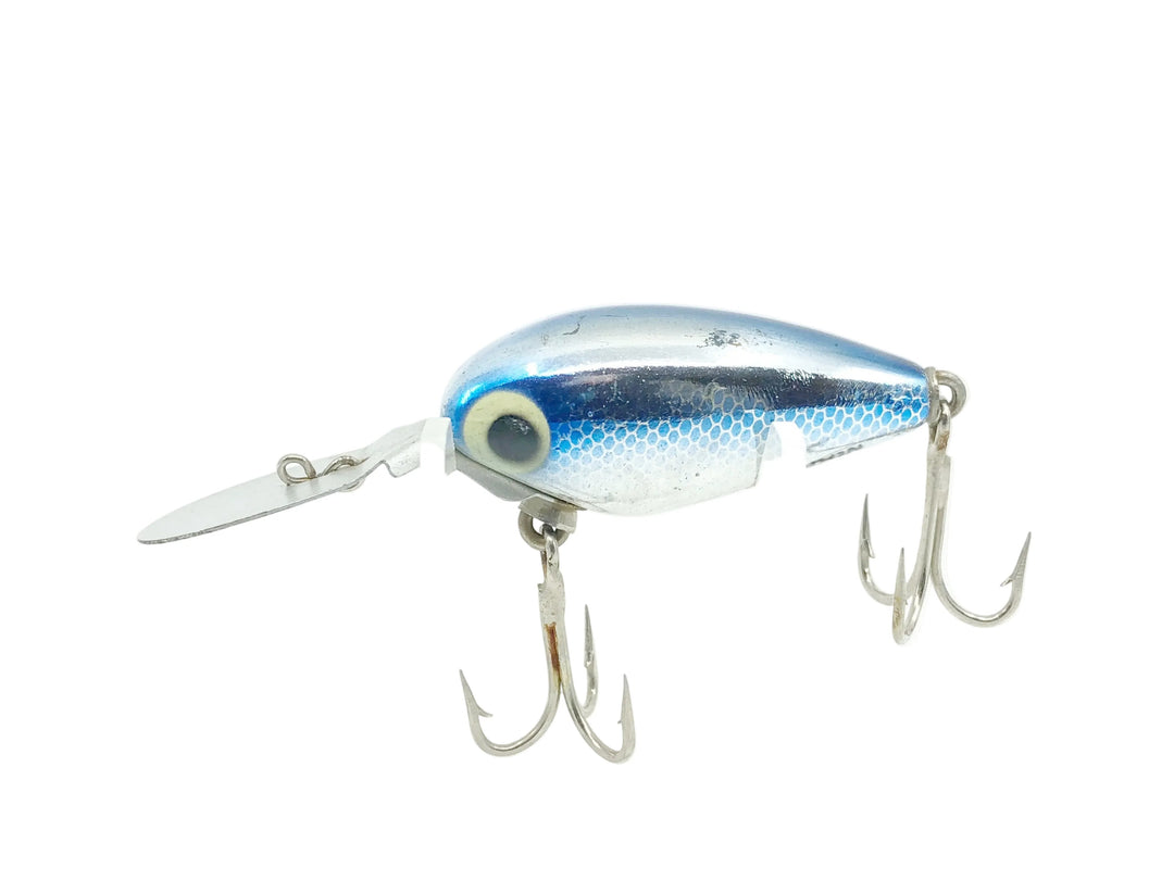 Heddon Devil Diver NPB Nickel Plate Blue Back Color