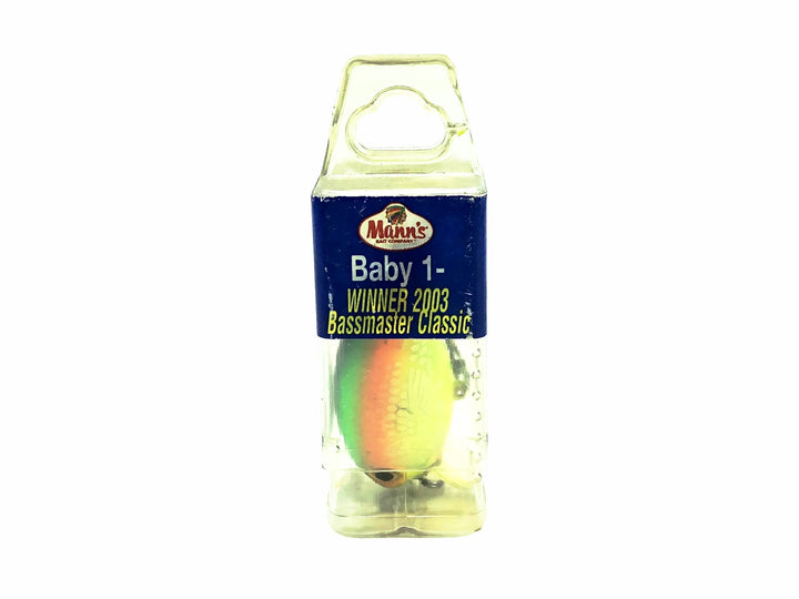 Mann's Baby 1- Minus (2003 Bassmaster Classic), Holographic Parakeet Color