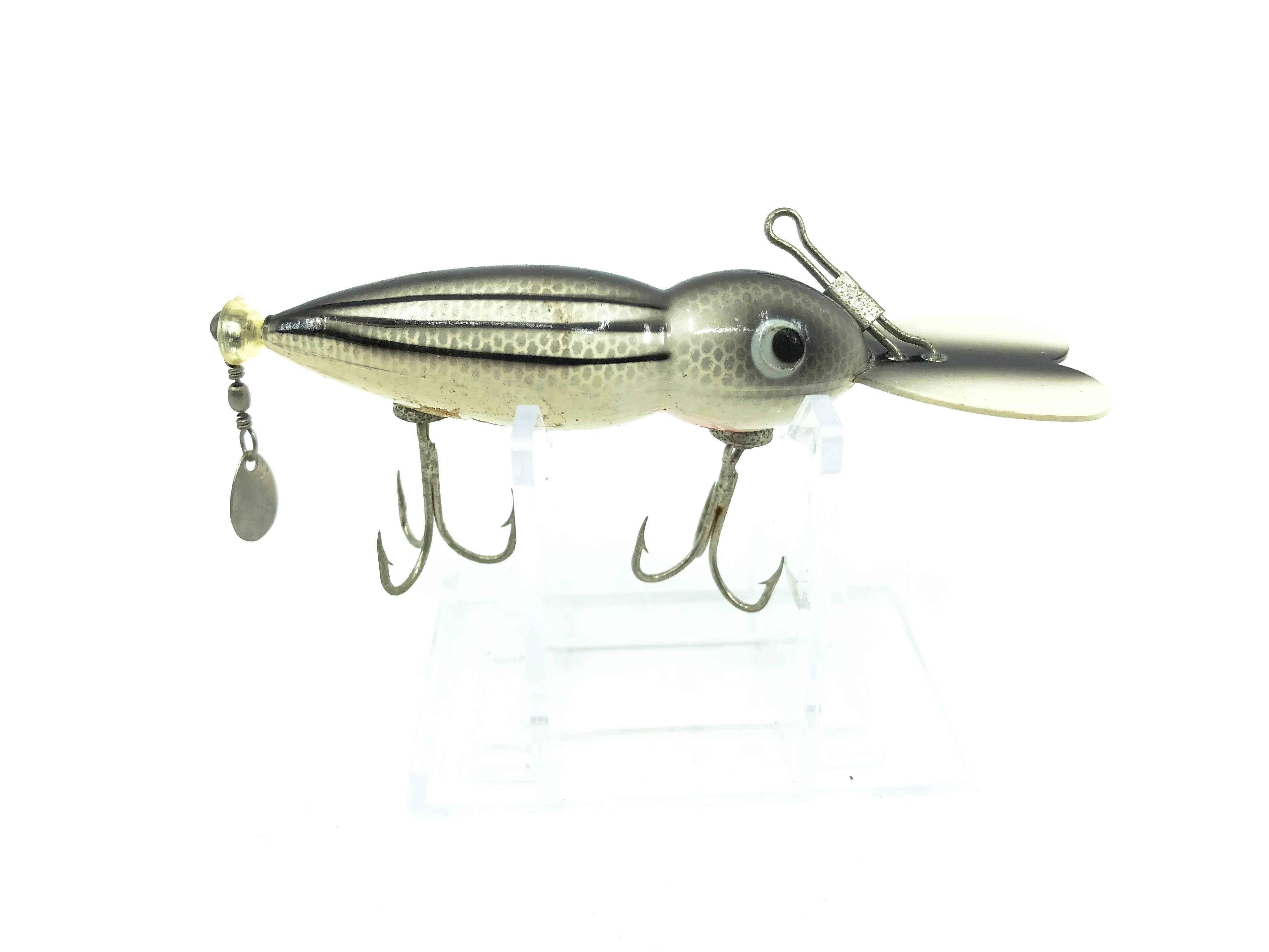 Leurre de pêche Whopper Stopper Hellbender vintage en métal Leurre de pêche Whopper Stopper Hellbender vintage en métal
