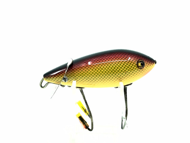 Heddon 1900 Baby Crab Wiggler, Repaint 9H Scale Color