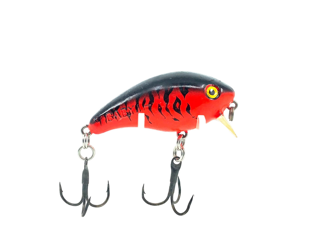 Mann's Baby 1- Minus, Fire Red Fluorscent Color- Double Stamped