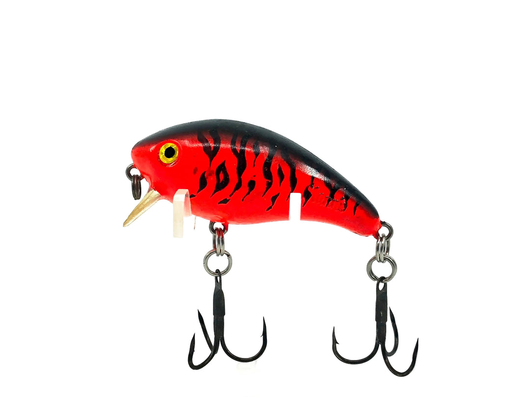 Mann's Baby 1- Minus, Fire Red Fluorscent Color- Double Stamped
