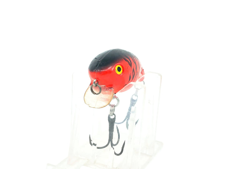 Mann's Baby 1- Minus, Fire Red Fluorscent Color- Double Stamped