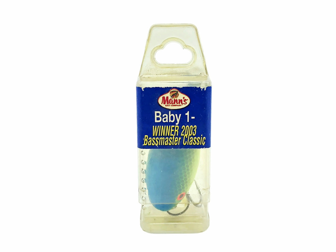 Mann's Baby 1- Minus (2003 Bassmaster Classic), Blue/Chartreuse Color