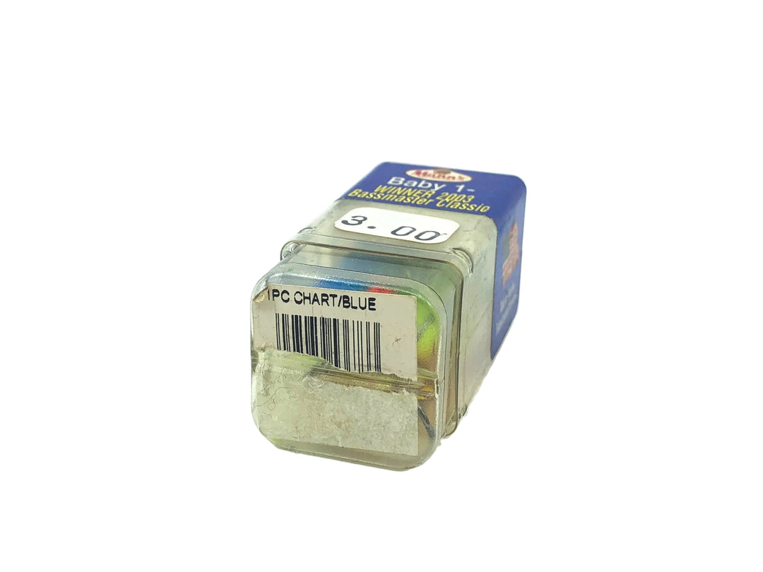 Mann's Baby 1- Minus (2003 Bassmaster Classic), Blue/Chartreuse Color