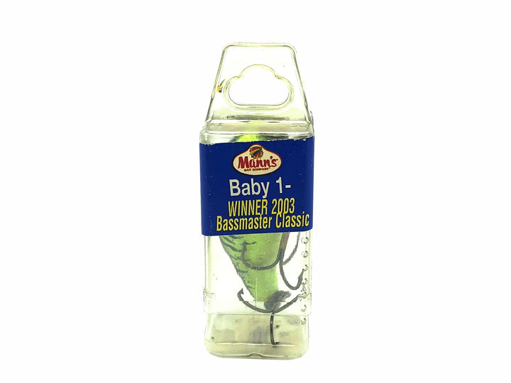Mann's Baby 1- Minus (2003 Bassmaster Classic), Crystal Glow Fire Shad Color