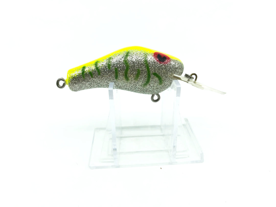 Poe's Super Cedar Series 300 Color 83 Chartreuse/Hot Silver w/Green Tiger - Possible Salesman Sample