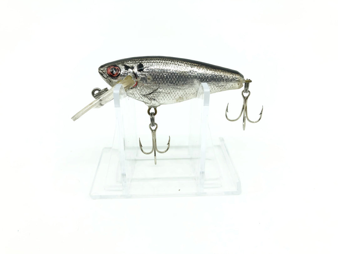 Bagley Small Fry Shad - Vintage Bait - Silver Foil Black Back