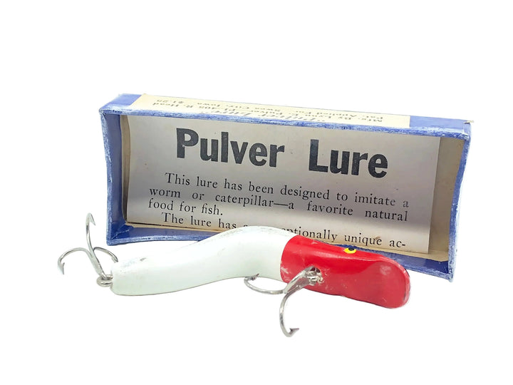 Pulver Riser Lure, Red & White w/Box