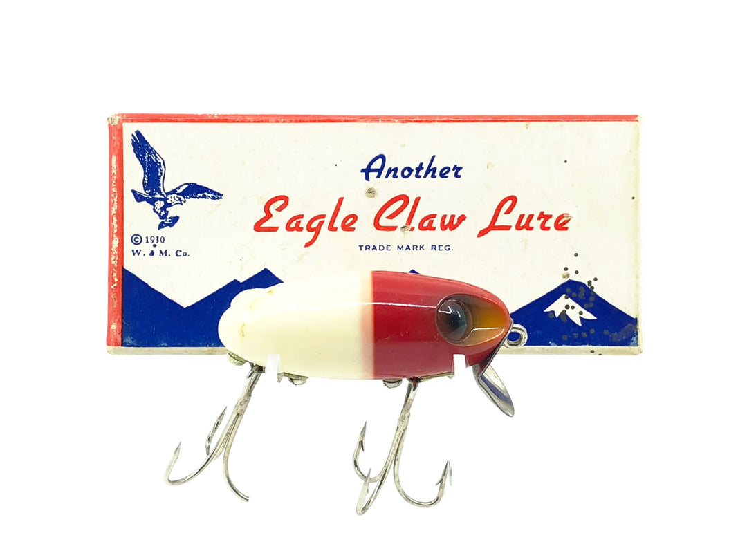 Wright &amp; McGill Eagle Claw Bug-A-Boo Baby Lure, White/Red Head Color w/Box