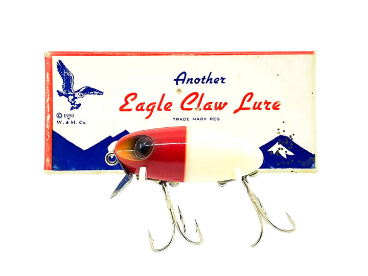 Wright &amp; McGill Eagle Claw Bug-A-Boo Baby Lure, White/Red Head Color w/Box