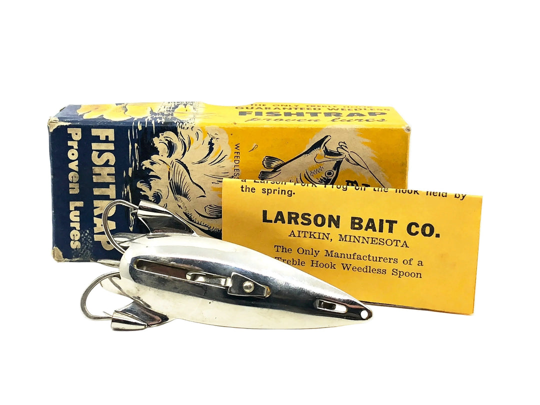 Larson Junior FishTrap Series 700, Nickel Color w/Box - Great Condition