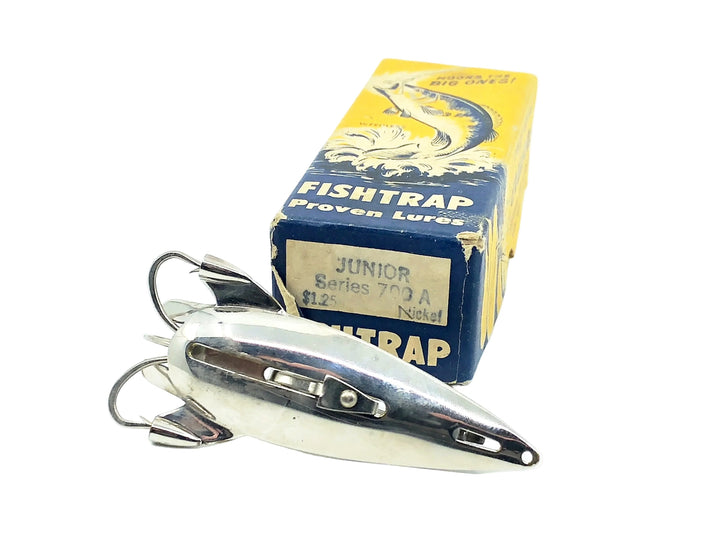 Larson Junior FishTrap Series 700, Nickel Color w/Box - Great Condition