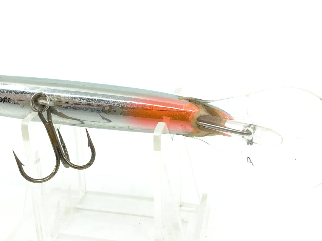 Bagley Deep Diving Bang O Lure DD5-F7S, Blue on Silver Chrome/Tiger Stripes Color- Winter Haven, Very Good Condition