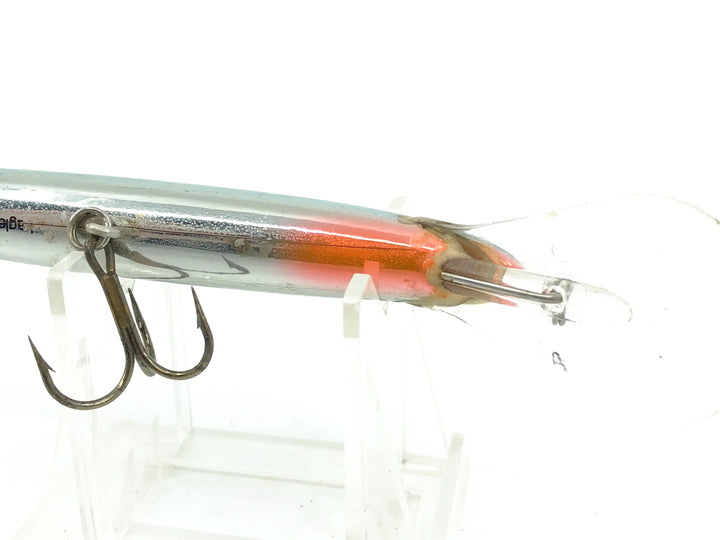Bagley Deep Diving Bang O Lure DD5-F7S, Blue on Silver Chrome/Tiger Stripes Color- Winter Haven, Very Good Condition
