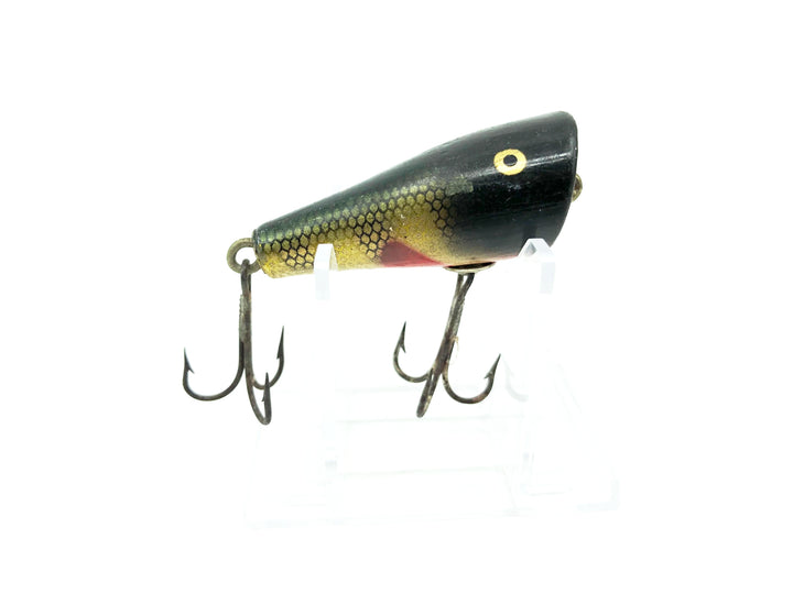 Creek Chub 5900 Midget Plunker, Perch Color 5901, Wooden Lure PE