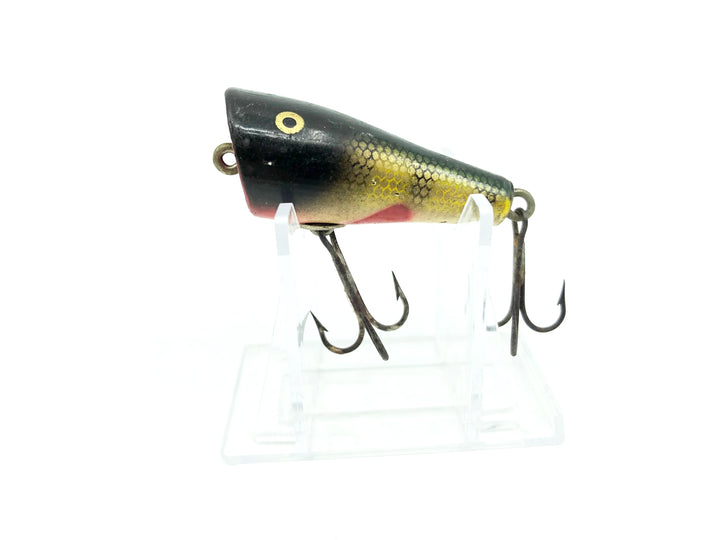 Creek Chub 5900 Midget Plunker, Perch Color 5901, Wooden Lure PE