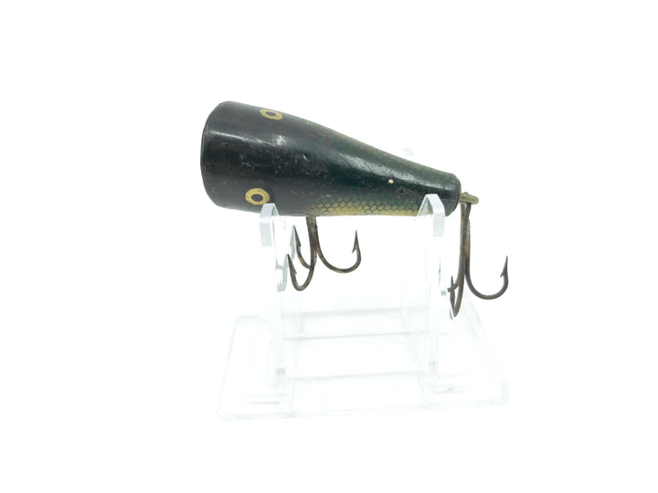 Creek Chub 5900 Midget Plunker, Perch Color 5901, Wooden Lure PE