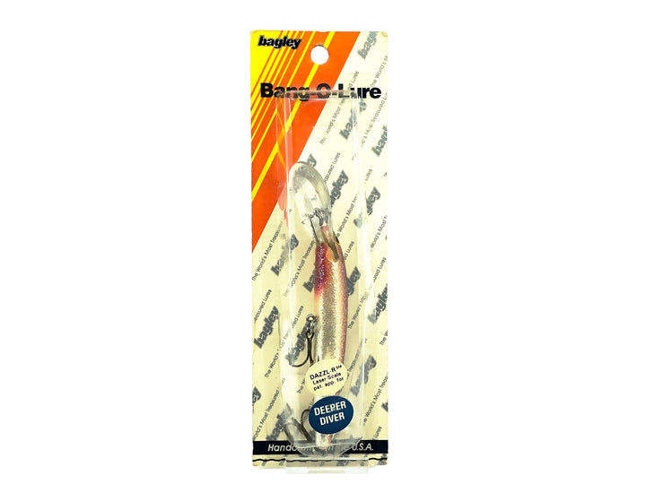 Bagley Deep Diving Bang O Lure DD4-ZC4, Dazzle Crayfish on White Color on Card