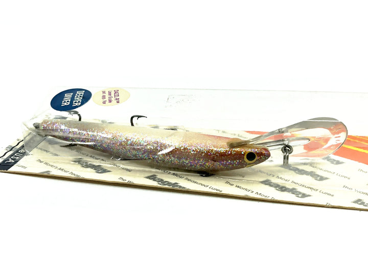 Bagley Deep Diving Bang O Lure DD4-ZC4, Dazzle Crayfish on White Color on Card