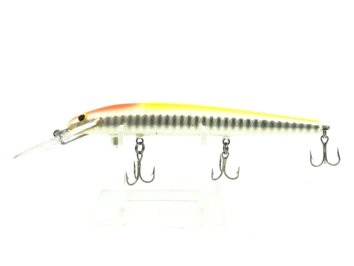 Bagley Deep Diving Bang O Lure DD5-9C4, Chartreuse/Crayfish on White Color - Great Condition!