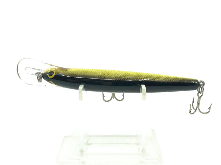 Bagley Diving Suspending Bang O Lure D4S-BG, Black on Gold Foil Color - Great Condition!