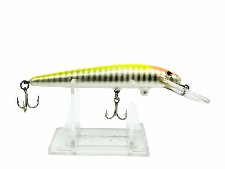 Bagley Diving Suspending Bang O Lure D4S-9C4, Chartreuse/Crayfish on White Color