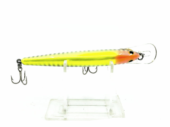 Bagley Diving Suspending Bang O Lure D4S-9C4, Chartreuse/Crayfish on White Color