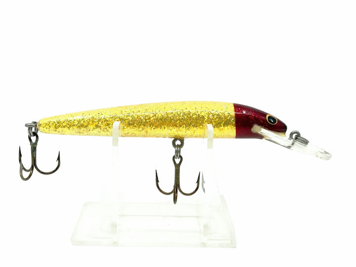 Bagley Diving Bang O Lure D4-ZRHG, Dazzle Red Head on Gold Color - Great Condition, Rare Color!